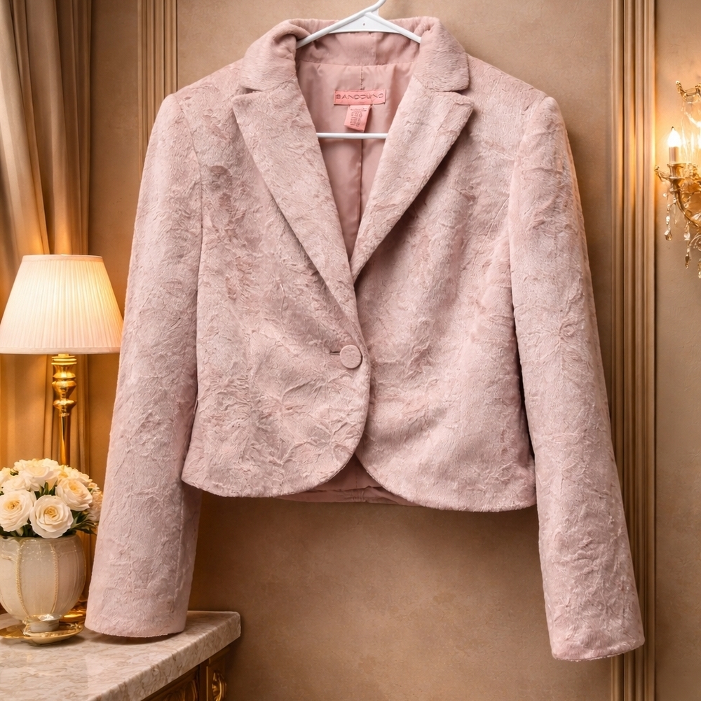 Bandolino 8  Blush Textured Blazer
